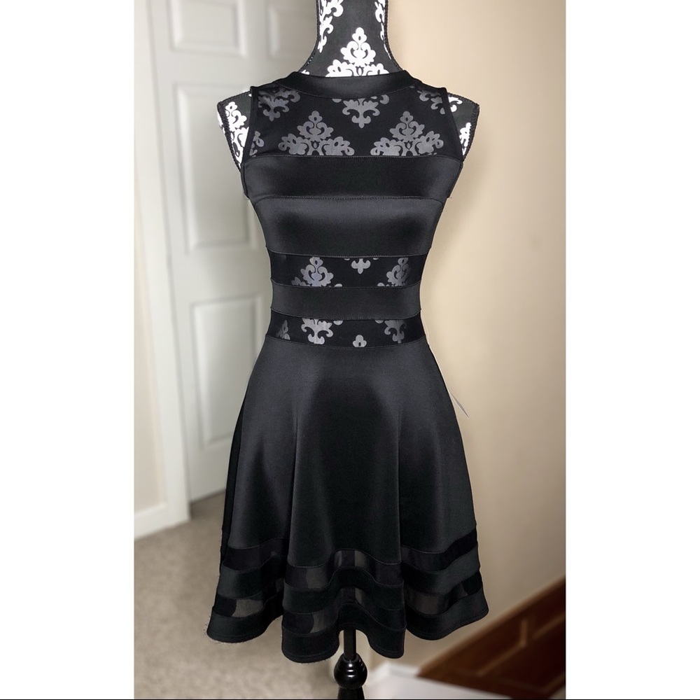 Black Sheer Dress